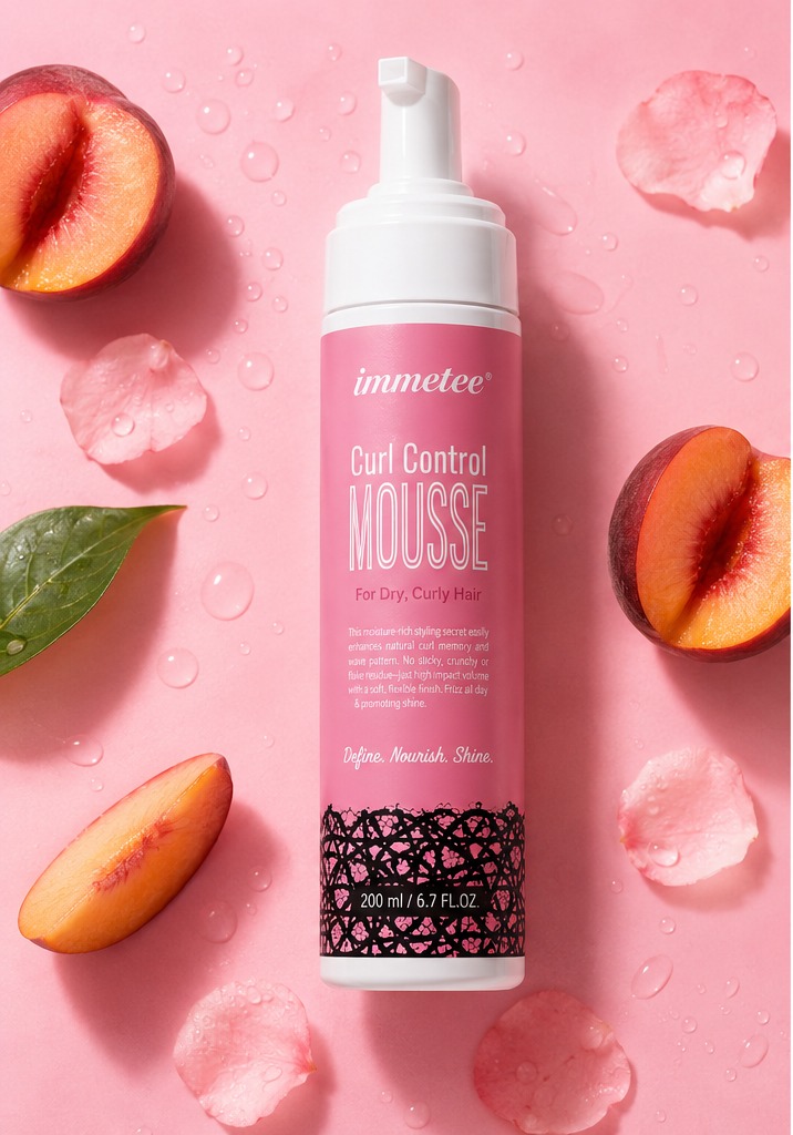 immetee Curl Control Mousse 200ml bottle