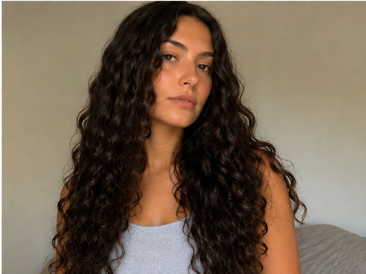 Long & dry hair after immetee mousse